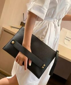High Quality Leather Black Hand Bag