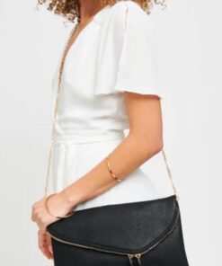 Stella Purse- Vegan Leather-Black