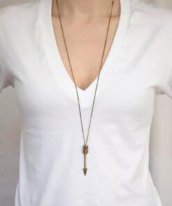 Arrow Adventure Necklace -Brass