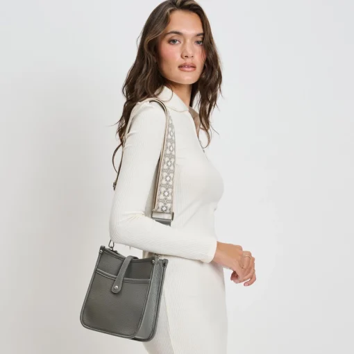 Ashley Crossbody- Grey