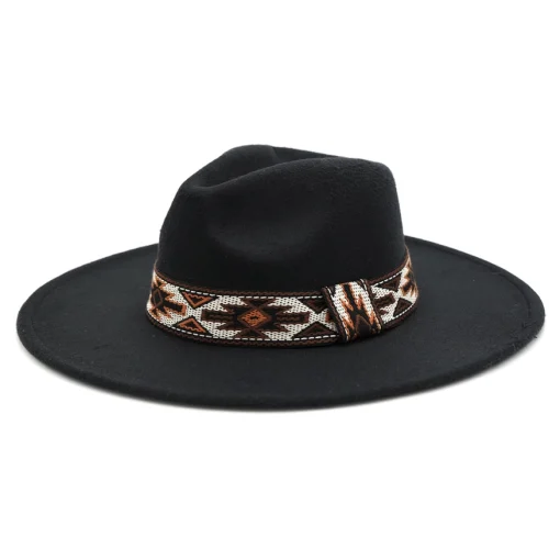 Aztec Band Fedora-Tan - Image 4