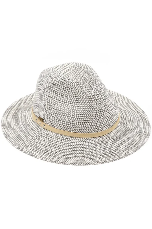 Panama Hat- Grey Heather