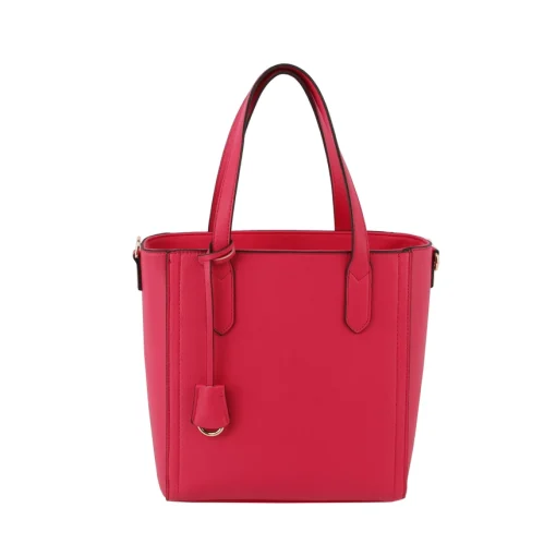 Top Handle Shoulder Bag- Fuchsia